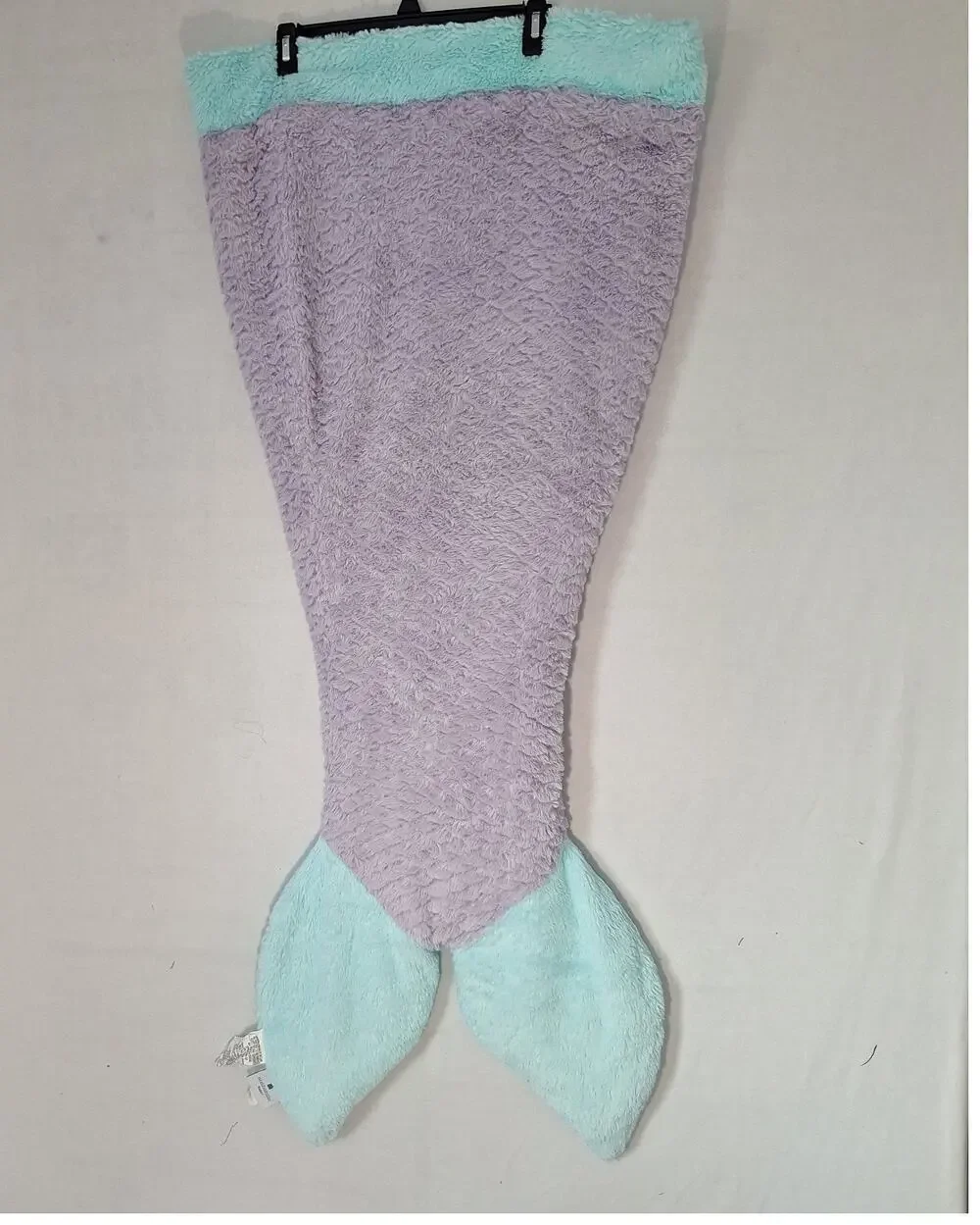 AUTHENTIC KIDS Mermaid Tail Preschool Nap Blanket Sleeping Bag Purple Fuzzy Cozy